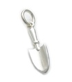 Trowel sterling silver charm .925 x 1 Trowels Trädgårds charm