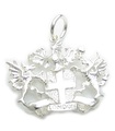 London Crest Sterling Silber Charm .925 x 1 Englisch England Charms