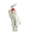 Fader jul Santa charm i sterling silver .925 x 1 jul charm