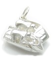 Isle Of Man TT Bike with Side Car sterling silver charm .925 x 1