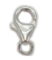 1 x 15 mm hummerlås Clip Trigger -passform i sterlingsilver