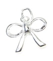 Bow sterling silver small charm .925 x 1 Beauty and Bows charms