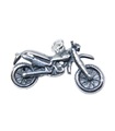 Charm de plata de ley para moto .925 x 1 Charms de motociclistas y motos