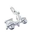 Breloque en argent sterling pour scooter .925 x 1 Motorscooter Breloques pour scooters