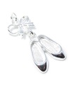 Ballettschuhe Sterling Silber Charm .925 x 1 Ballerinas Schuhe Charms