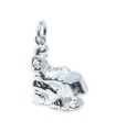 Fortune Teller charm i sterling silver .925 x 1 Clairvoyance -charm