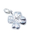 Lucky Four Lear Clover ciondolo in argento sterling .925 x 1 portafortuna