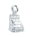 Registrierkasse Till Sterling Silber Charm .925 x 1 Tills Charms