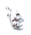 Eichhörnchen Sterling Silber Charm .925 x 1 Eichhörnchen Charms