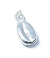 Breloque en argent sterling Grain de café .925 x 1 Breloques en grains de café