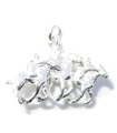 Horse Race sterling silver charm .925 x 1 Jockeys on Horses berlocker