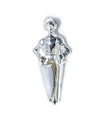 Knight & sword & Shield sterling silver charm .925 x 1 Knights berlocker