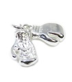 Paire de gants de boxe pendentif à breloque en argent sterling .925 x 1 Boxers