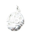 18 -årsdag Claddagh charm i sterling silver .925 x 1 Arton charm