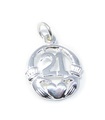 21 -årsdag Claddagh charm i sterlingsilver .925 x 1 Charms för födelsedagar