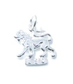 Leo lejonet SMÅ charm i sterling silver .925 x 1 Zodiac charm