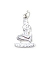 Charm PEQUEÑO de plata de ley Virgo .925 x 1 Charms del zodiaco