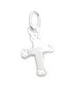 Cross TINY charm i sterling silver .925 x 1 Crosses Holy charms JD9996121-CRS