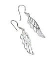 Boucles d'oreilles en argent sterling Angel Wings .925 x 1 paire Angels wing --SFP