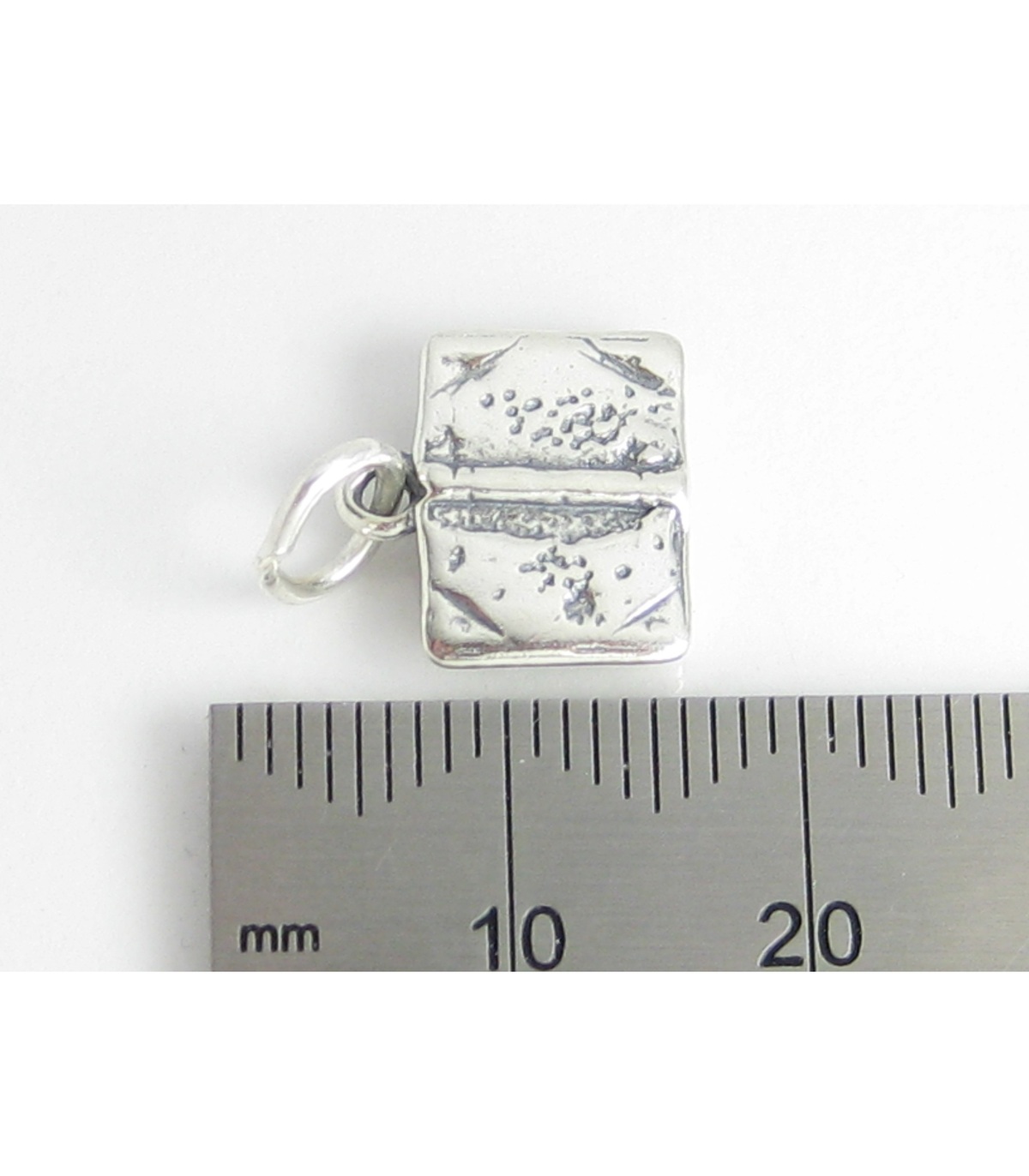 Sterling Silver Book Charm