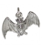 Charmes d'argent de chauve-souris