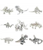 Dinosaurier silver Charms