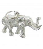 Encantos de plata de elefante