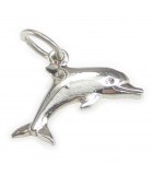 Charms de plata con delfines