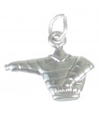 Clothing silver charms1