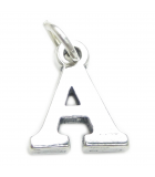 Style 3 - CF7xx1 Breloques en argent initiales et lettre unies