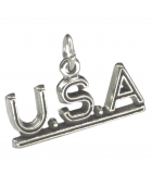 USA och Nordamerika silver charm