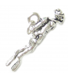 Charms de plata de buceo