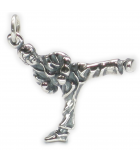 Charms de plata de artes marciales