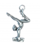 Charms de plata de gimnasia