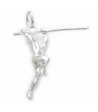 Leichtathletik Silber Charms