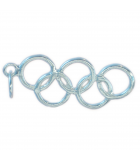 Olympische Silber-Charms