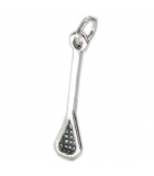 Charms de plata de lacrosse