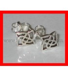 Aretes de plata de ley