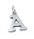 SSLP4756 Reihe von Anfangsbuchstaben und Zahlen Silber Charms